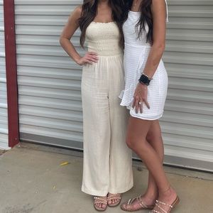 Beige Coastal Jumsuit